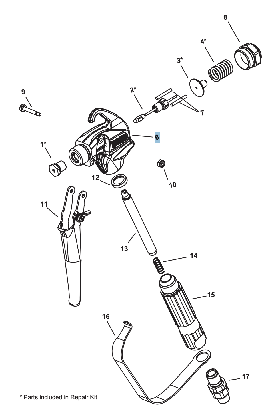 TriTech Kopf 7/8"" T360 – Ersatzteil