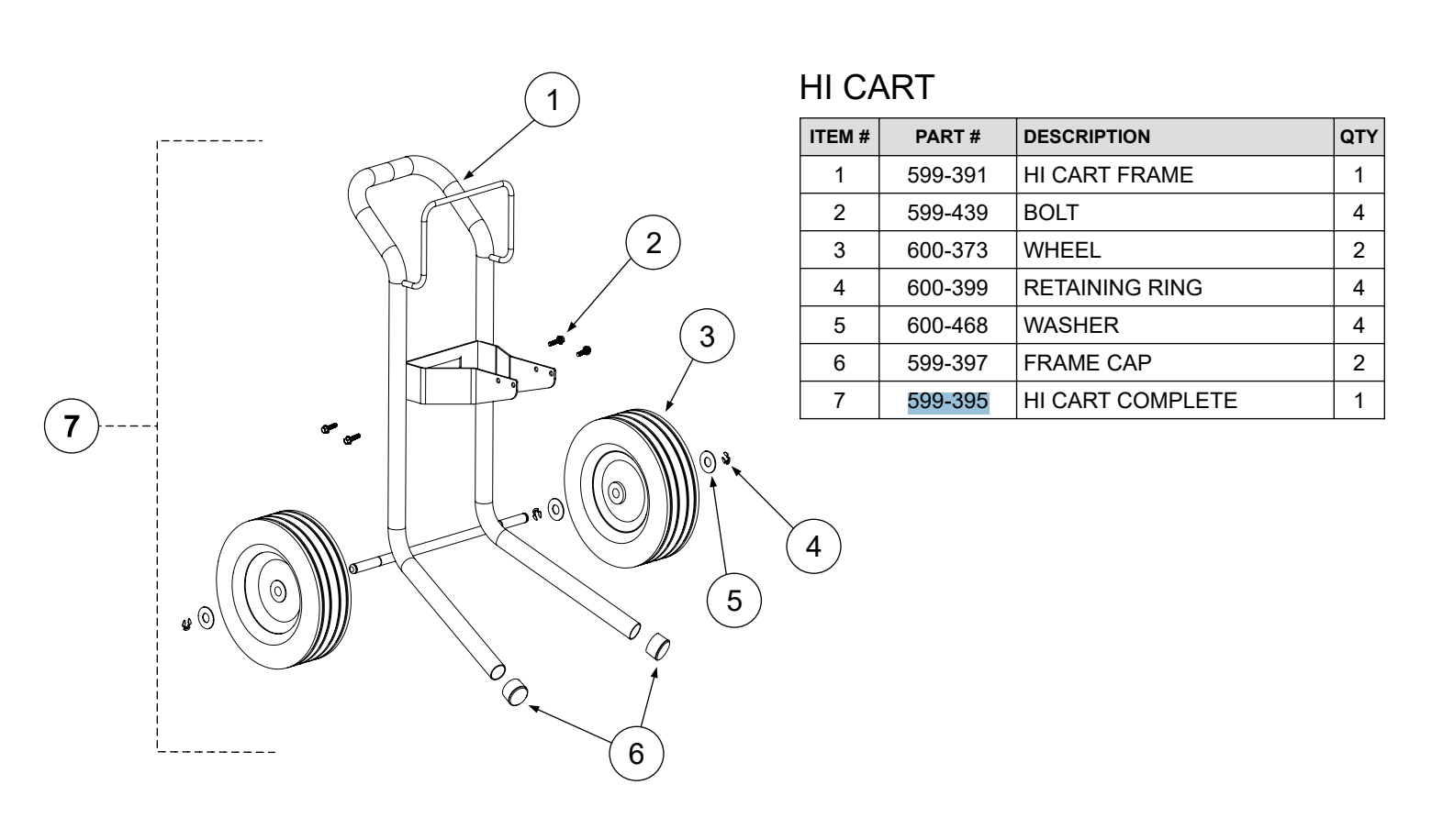 TriTech Hi-Cart T3 komplett – Ersatzteil